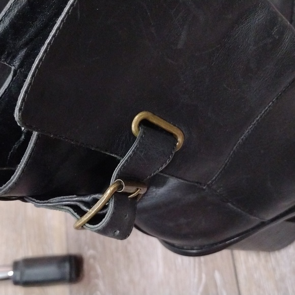 Kelsi Dagger black leather ankle booties. Size 6 - Picture 4 of 13